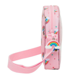 BOLSITO BANDOLERA MINNIE MOUSE RAINBOW SAFTA21 ENERO 612112222 18*16