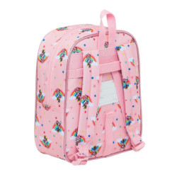 MOCHILA GUARDERIA ADAPTABLE MINNIE MOUSE RAINBOW SAFTA21 ENERO 612112232 27*22