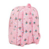 MOCHILA JUNIOR ADAPTABLE MINNIE MOUSE RAINBOW SAFTA21 ENERO 612112640 38*32