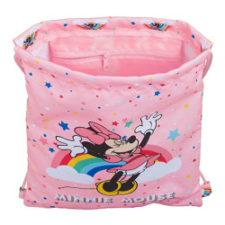 SACO PLANO JUNIOR MINNIE MOUSE RAINBOW SAFTA21 ENERO 612112855 34*26