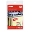 COLGADORES ADHESIVOS APLI EUROHOLE PLAST. TRANS. PTE 100U 10586