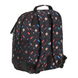 MOCHILA DOBLE ADAPTABLE PAUL FRANK  "RETRO GAMER" SAFTA21 ENERO 612119773 42*32