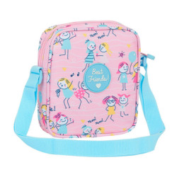 BOLSITO BANDOLERA GLOWLAB KIDS "BEST FRIENDS" SAFTA21 ENERO 612123222 18*16