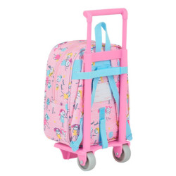 MOCHILA 232+CARRO 805 GLOWLAB KIDS "BEST FRIENDS" SAFTA21 ENERO 612123280 28*22