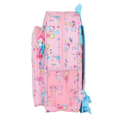 MOCHILA JUNIOR ADAPTABLE GLOWLAB KIDS "BEST FRIENDS" SAFTA21 ENERO 612123640 38*32