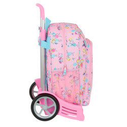 MOCHILA 604+CARRO EVOLUTION GLOWLAB KIDS "BEST FRIENDS" SAFTA21 ENERO 612123860 41*31