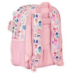 MOCHILA JUNIOR ADAPTABLE GLOWLAB "WELCOME HOME" SAFTA21 ENERO 612133640 38*32