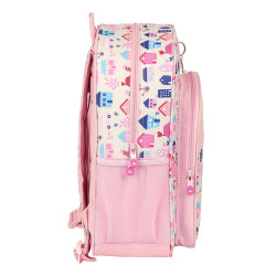 MOCHILA JUNIOR ADAPTABLE GLOWLAB "WELCOME HOME" SAFTA21 ENERO 612133640 38*32