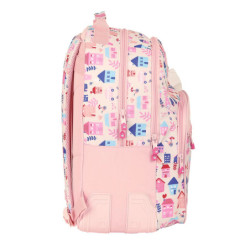 MOCHILA DOBLE ADAPTABLE GLOWLAB "WELCOME HOME" SAFTA21 ENERO 612133773 42*32