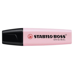 MARCD.FLUOR STABILO BOSS PASTEL RUBOR ROSA C/10U 70/129