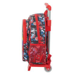 MOCHILA 524+CARRO 705 SPIDER-MAN "GO HERO" SAFTA21 ENERO 612143020 33*27