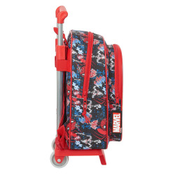 MOCHILA 524+CARRO 705 SPIDER-MAN "GO HERO" SAFTA21 ENERO 612143020 33*27