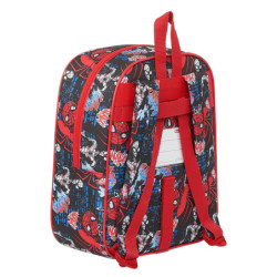 MOCHILA GUARDERIA ADAPTABLE SPIDER-MAN "GO HERO" SAFTA21 ENERO 612143232 27*22