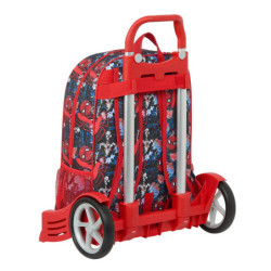 MOCHILA 522+CARRO EVOLUTION SPIDER-MAN "GO HERO" SAFTA21 ENERO 612143860 42*32