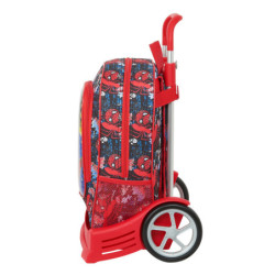 MOCHILA 522+CARRO EVOLUTION SPIDER-MAN "GO HERO" SAFTA21 ENERO 612143860 42*32