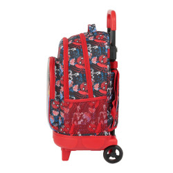MOCHILA GRANDE C/RUEDAS COMPACT EXTRAIBLE SPIDER-MAN "GO HERO" SAFTA21 ENERO 612143918 45*33