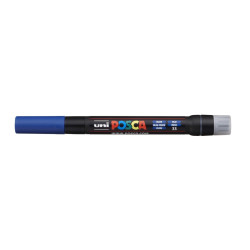 MARCADOR UNI-BALL POSCA PCF-350 PUNTA PINCEL AZUL -33-