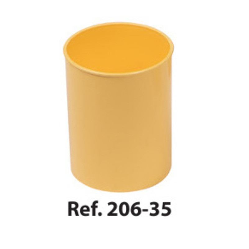 CUBILETE PLASTICO OPACO FAIBO AMARILLO PASTEL 206-35