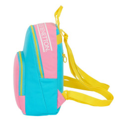 MINI MOCHILA BENETTON "COLOR BLOCK" SAFTA21 ENERO 612153846 30*25