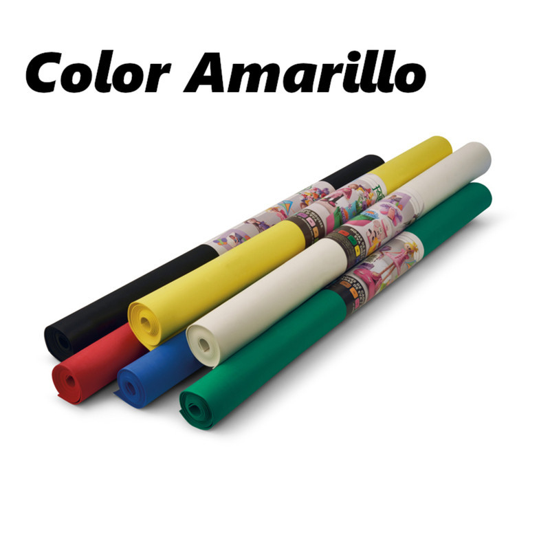 LAMINA EVA 2MM COLOR AMARILLO 200*100CM UNIDAD FAIBO REF 659-05