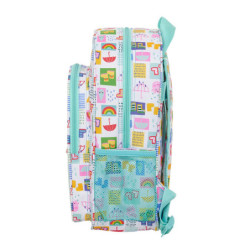 MOCHILA INFANTIL ADAPTABLE PEPPA PIG SAFTA21 ENERO 612172185 34*26