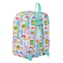 MOCHILA GUARDERIA ADAPTABLE PEPPA PIG SAFTA21 ENERO 612172232 27*22