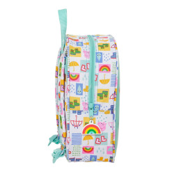 MOCHILA GUARDERIA ADAPTABLE PEPPA PIG SAFTA21 ENERO 612172232 27*22