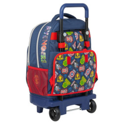 MOCHILA GRANDE C/RUEDAS COMPACT EXTRAIBLE AVENGERS "HEROES VS THANOS" SAFTA21 ENERO 612179918 45*33