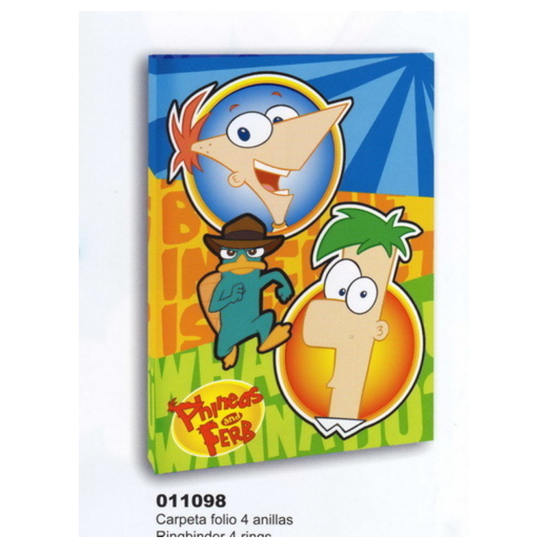 CARPEBLOC DEC 4A FL PERONA 10 PHINEAS & FERB 011098 ^
