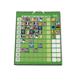 JUEGO CAYRO HORARIO ESCOLAR MAGNETICO 884 (12)