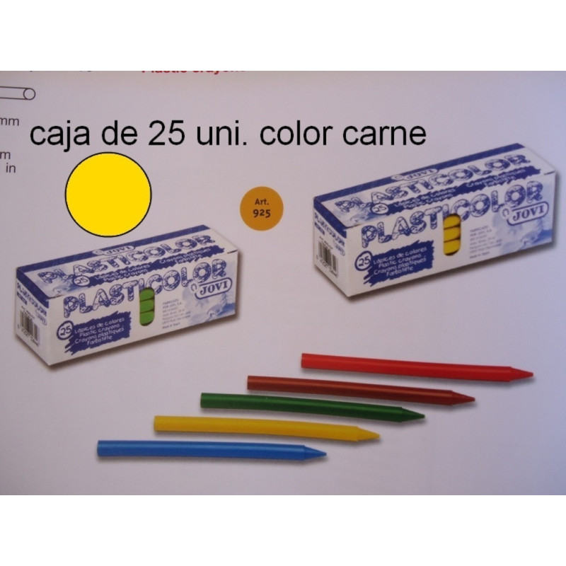 CERAS JOVI PLASTICOLOR GRANEL CARNE C/25