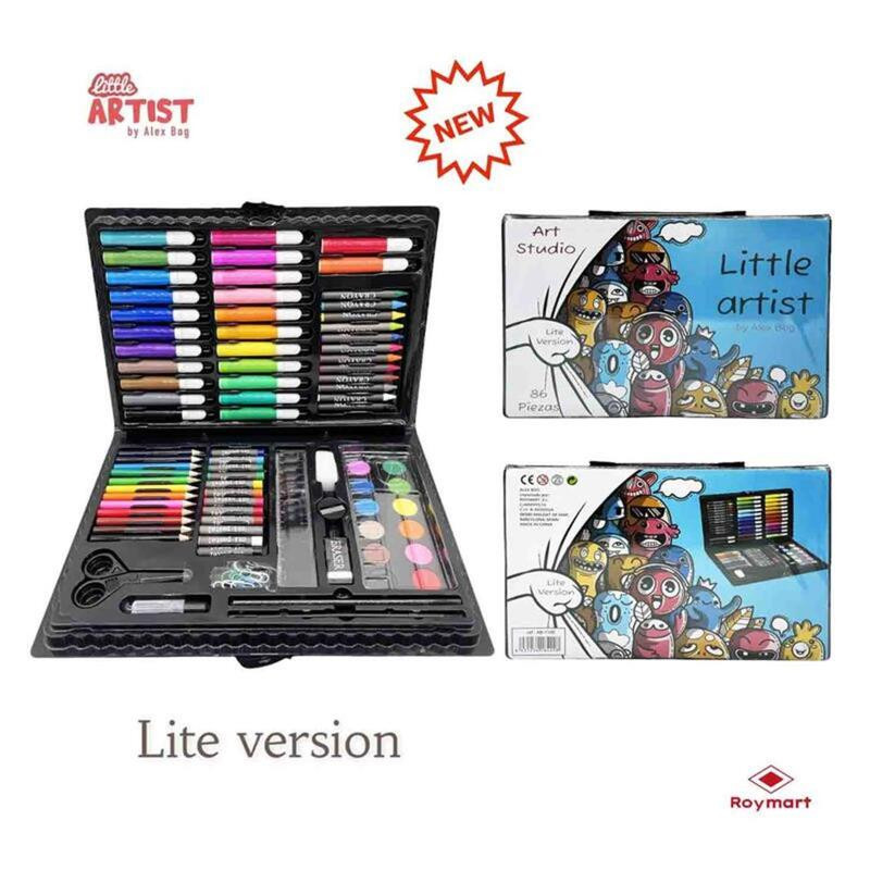 MALETIN DIBUJO ARTIST PLASTICO ART STUDIO 68 PZAS AB-1100