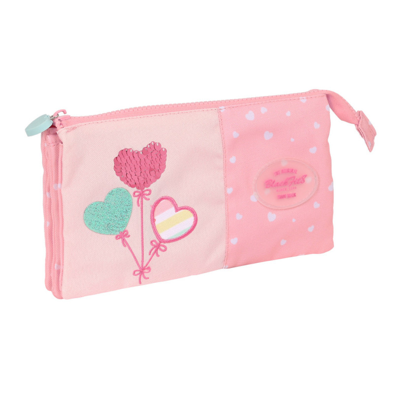 PORTATODO TRIPLE RECICLADO BLACKFIT8 "GLOBITOS" 842339744 SAFTA23 VAC