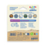 MARCADOR ACRILICO CARIOCA BLISTER 5 COLORES PUNTA PINCEL 45280