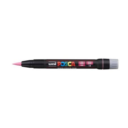 MARCADOR UNI-BALL POSCA PCF-350 PUNTA PINCEL ROSA -13- 146647000
