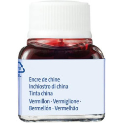 TINTA CHINA PELIKAN 523 FRASCO BERMELLON Nº3
