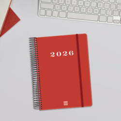 AGENDA MY E10 1DP 2026 ROJO+ FINOCAM26 743523026 185 X 20 X 212 MM