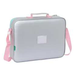 CARTERA EXTRAESCOLARES BENETTON "SILVER" 612353385 SAFTA24