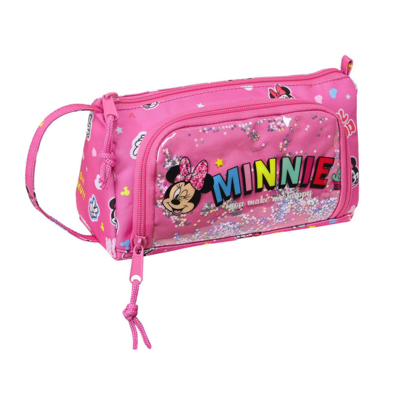 PORTATODO CON BOLSILLO DESPLEGABLE LLENO MINNIE MOUSE "LUCKY" 412212907 11*20 SAFTA22