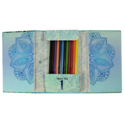 JUEGO CUADERNO PINTACOLOR EUROPRICE + LAPICES RELAX KIT PIA2641 2MOD