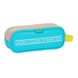 PORTATODO DOBLE BENETTON "COLOR BLOCK" SAFTA21 ENERO 812153513 8*21