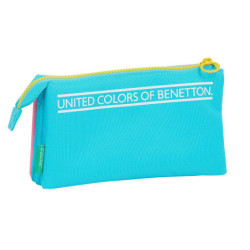 PORTATODO TRIPLE BENETTON "COLOR BLOCK" SAFTA21 ENERO 812153744 12*22