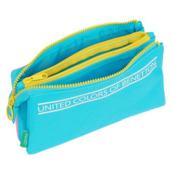 PORTATODO TRIPLE BENETTON "COLOR BLOCK" SAFTA21 ENERO 812153744 12*22