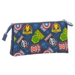 PORTATODO TRIPLE AVENGERS "HEROES VS THANOS" SAFTA21 ENERO 812179744 12*22