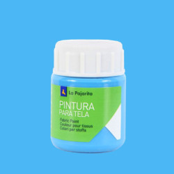 PAJARITA TELA T-07 CYAN LA PAJARITA 118071 25 ML PTE 6U