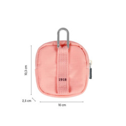 MONEDERO PEQUEÑO MILAN 430 SINCE 1918 ROSA 62104SNCP