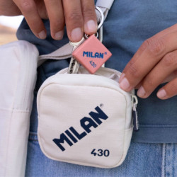 MONEDERO PEQUEÑO MILAN 430 SINCE 1918 BEIGE 62104SNBG