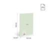 LIBRETA A6 MILAN ENCOLADA 48H LISO 95G 430 SINCE 1918 VERDE 57261G48GR UNIDAD