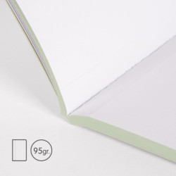 LIBRETA A6 MILAN ENCOLADA 48H LISO 95G 430 SINCE 1918 VERDE 57261G48GR UNIDAD