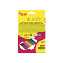 ROTULADOR JOVI FINO 12 COLORES 1912 CAJA CARTON UNIDAD